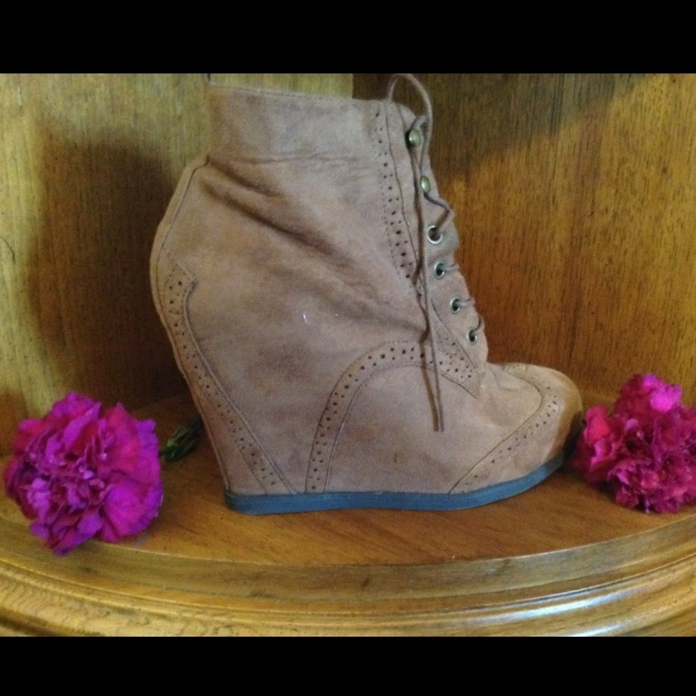 ANKLE bootie with wedge heel